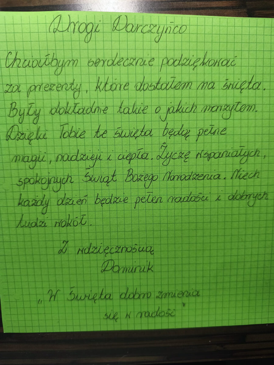 FINAŁ i ROZWOŻENIE PREZENTÓW